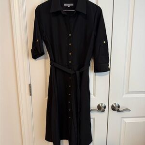 Sharagano Black Classic Dress